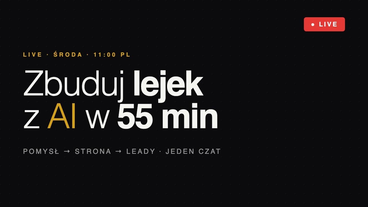 Zbuduj lejek z AI od pomysłu do działającego systemu
